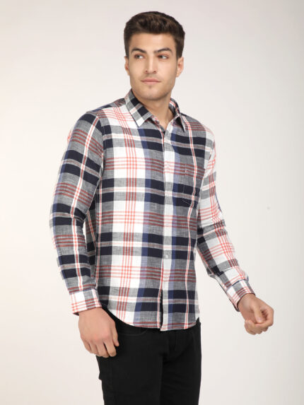 Bold Checks Shirt-Black and White