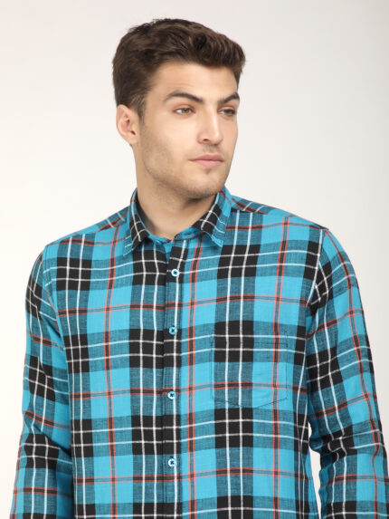 Bold Checks Shirt-Multi Color